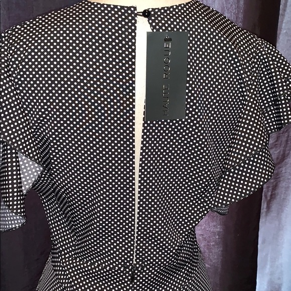 Polka Dot Mini Dress - Picture 6 of 7